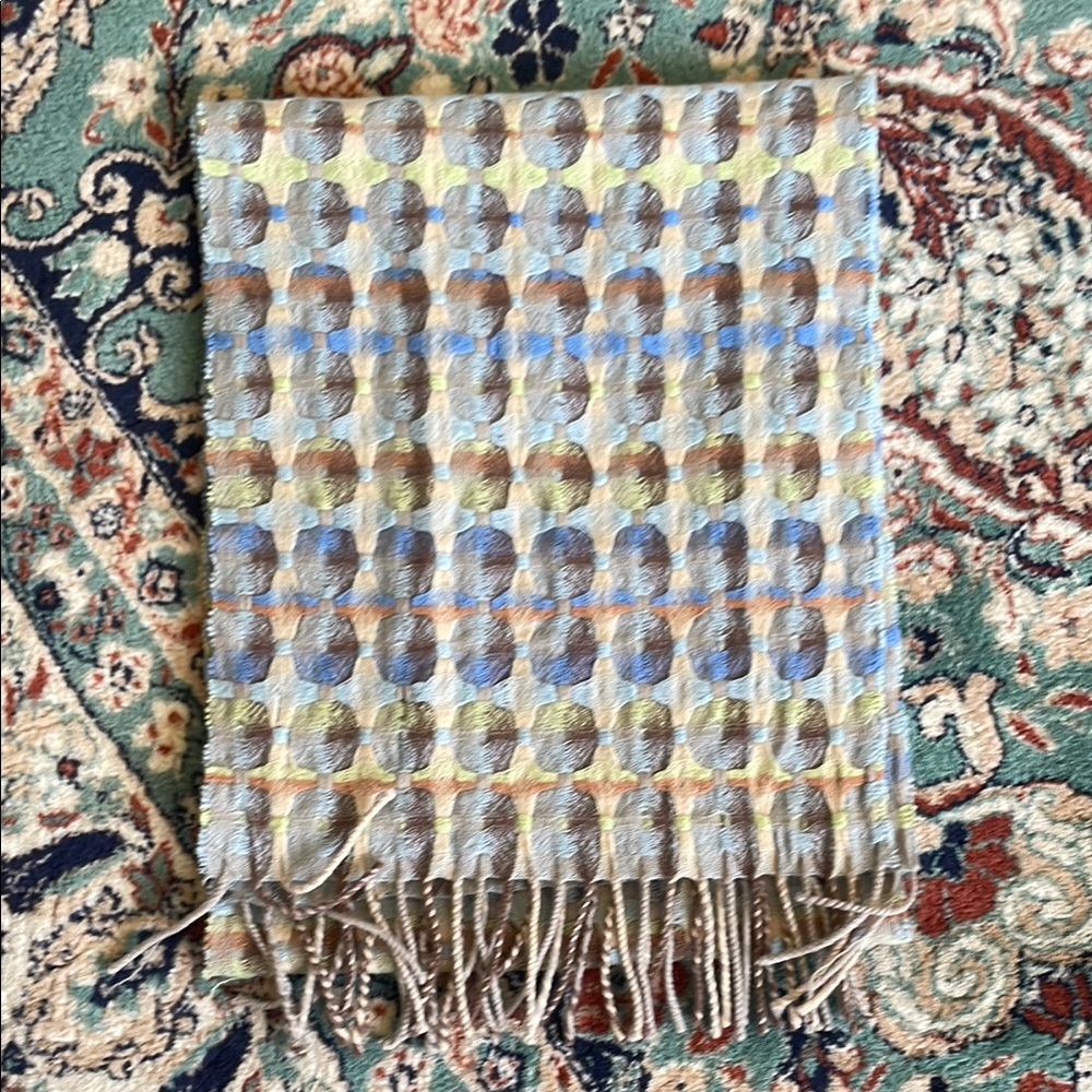 Elegant Multicolor Patterned Scarf